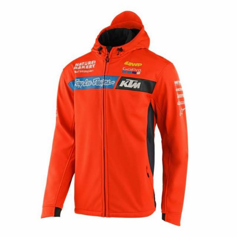 Jaket Perasit KTM TLD Waterproof full orange Gopro 4wp