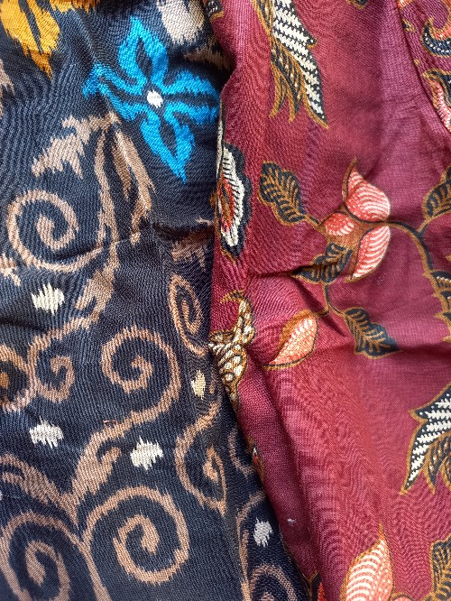 [cod] Tey-17 Batik Wanita Asj Sa Hrb026 Kenongo Kemeja Tosca Pendek