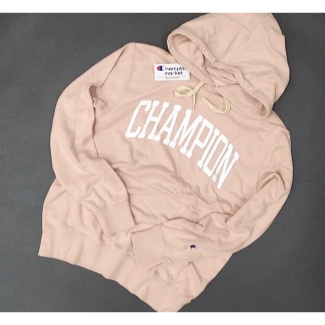 peach hoodie champion