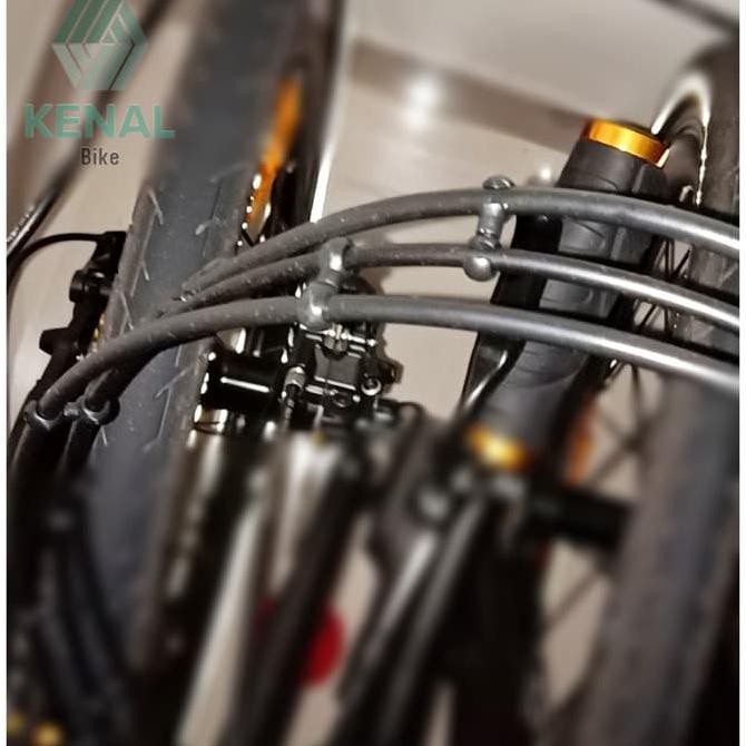 KLIP KABEL SEPEDA - S CLIPS KABEL SHIFTER - KLIP KABEL REM SEPEDA - HITAM TERLARIS