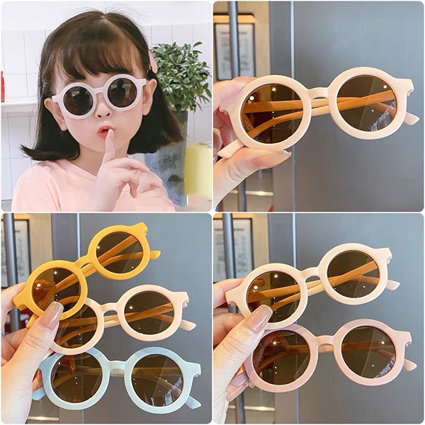 Kacamata Anak Fashion Kekinian / Kacamata Anak Perempuan Cowok Lucu Korea Bulat / Kids  Eyeglasses Cute Import /  TV-8