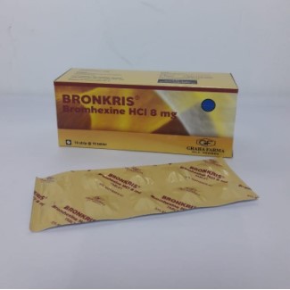 Obat 8 mg apa bromhexine hcl bronkris BRONKRIS 8MG
