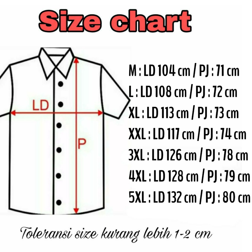 BIG SALE KEMEJA BATIK PRIA MURAH M L XL XXL JUMBO BATIK BIG SIZE HRB026 TREND MASA KINI