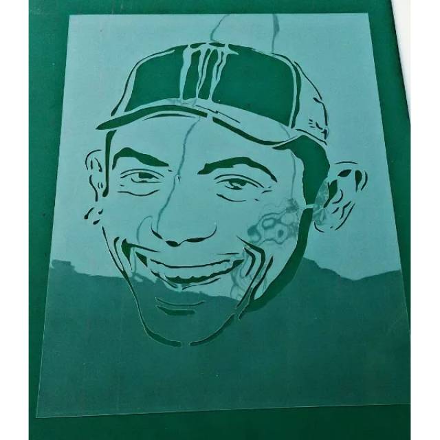 

Stencil airbrush motif rossyid