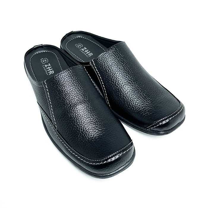 Sepatu Kulit Pria / Tutong Pria Bahan Kulit Sapi Asli Garut T-007