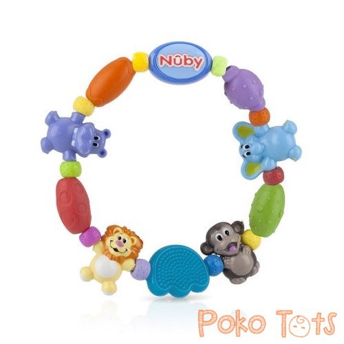 Nuby Safari Friends Teether Gigitan dan 