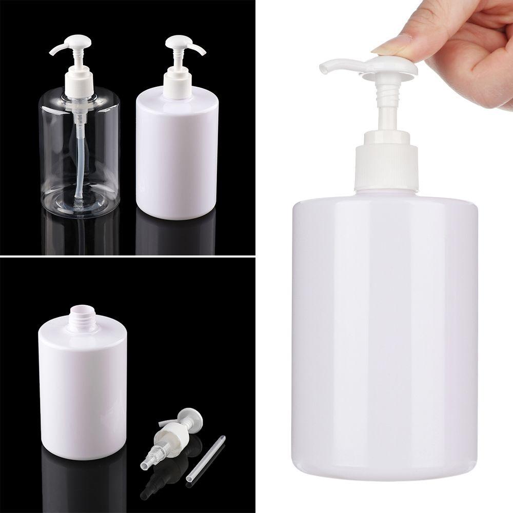 Populer Dispenser Sabun Perlengkapan Kamar Mandi Bentuk Bulat Transparan Hand Sanitizer Isi Ulang