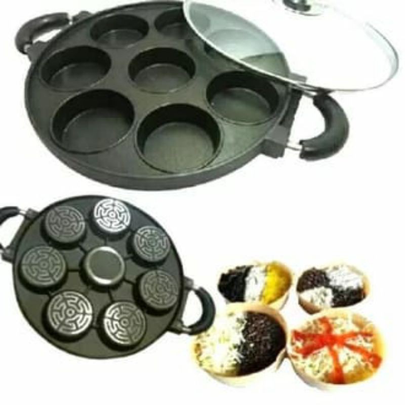 cetakan kue isi 8 / happy call / cetakan martabak mini