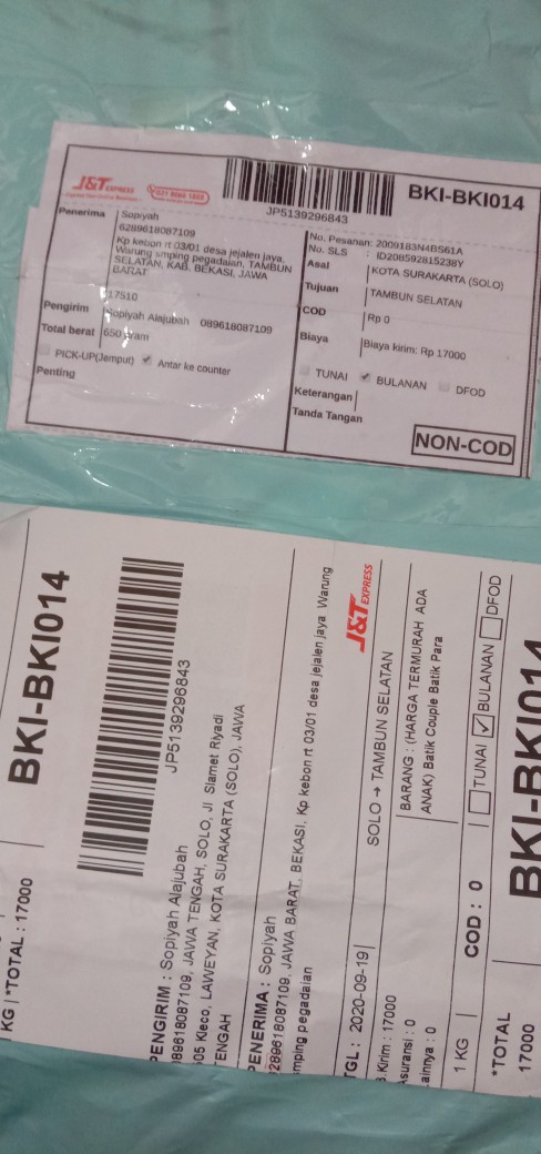 (harga Termurah + Ada Anak) Batik Couple Batik Parang Hijau Panjang Tile Brukat Selendang