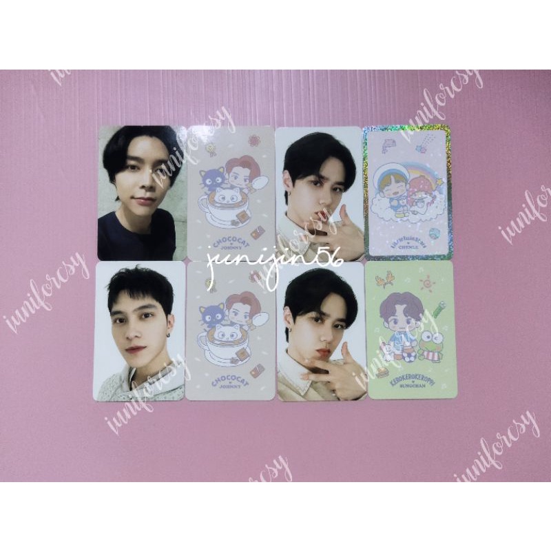 NCT X SANRIO PC TRADING CARD HENDERY JOHNNY KUN CHENLE SUNGCHAN