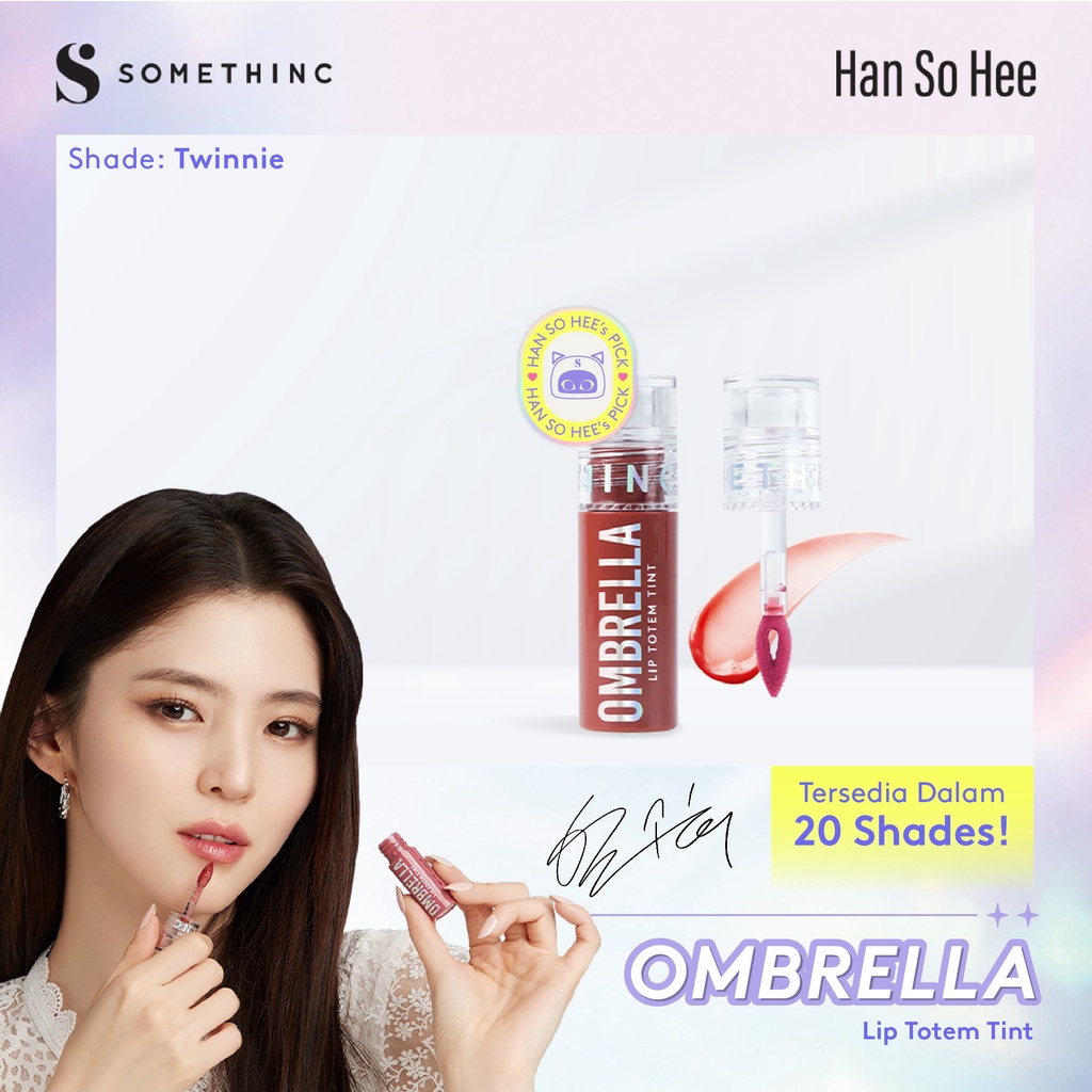 SOMETHINC OMBRELLA Lip Totem Tint - Lip Tint Bibir Plumpy Juicy Sehat