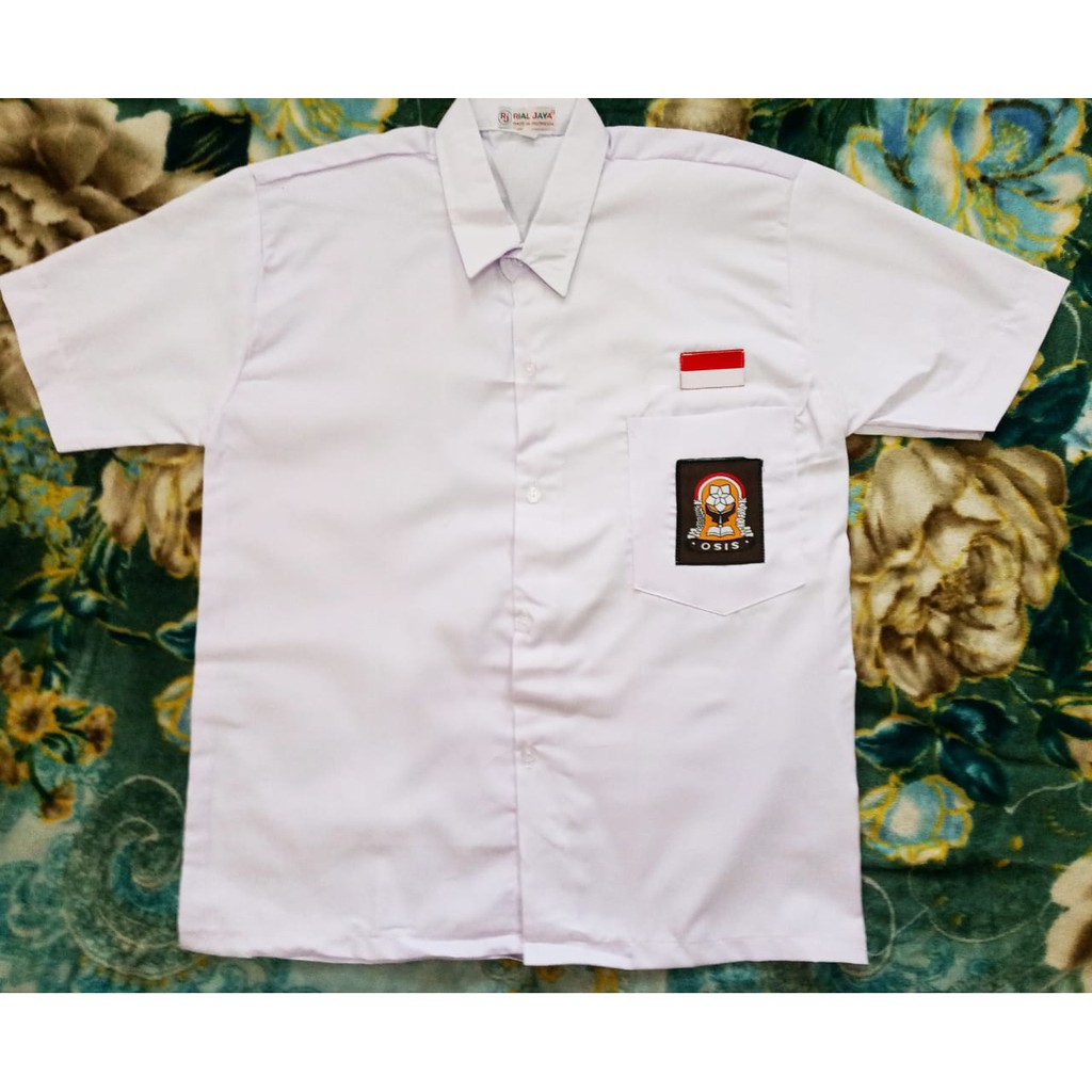 BAJU SERAGAM PUTIH SMA LENGAN PENDEK