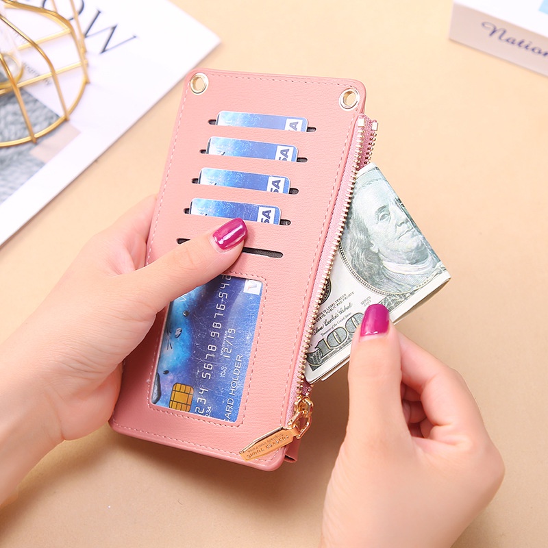 Tas Selempang Kulit Mini Wanita Dompet Cewek Tipis Tekstur Halus / Original Import /Jakarta COD - 359