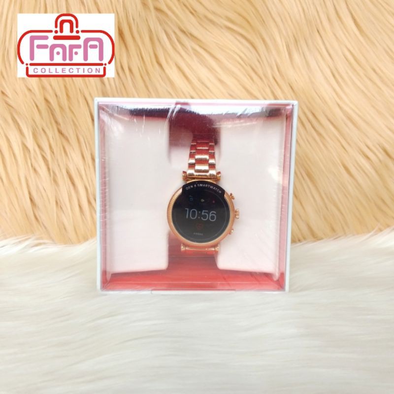 Gen 4 Smartwatch Sloan HR Rose Gold-Tone Stainless Steel FTW6040