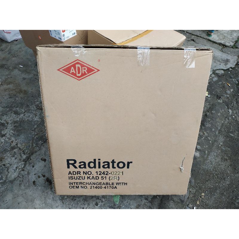 Radiator Isuzu Bison KAD Bahan Tembaga Kuningan Merk ADR