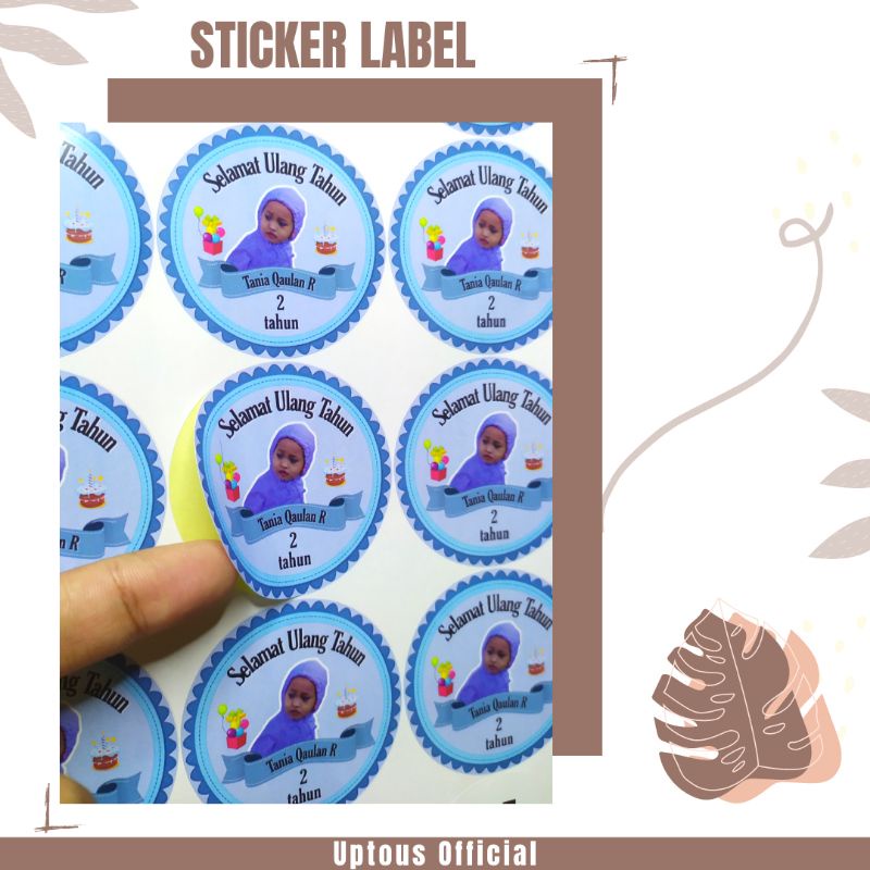 

STICKER LABEL KEMASAN / STICKER LOGO OLSHOP / STICKER CUSTOM / STICKER ULANG TAHUN / STICKER PACKAGING