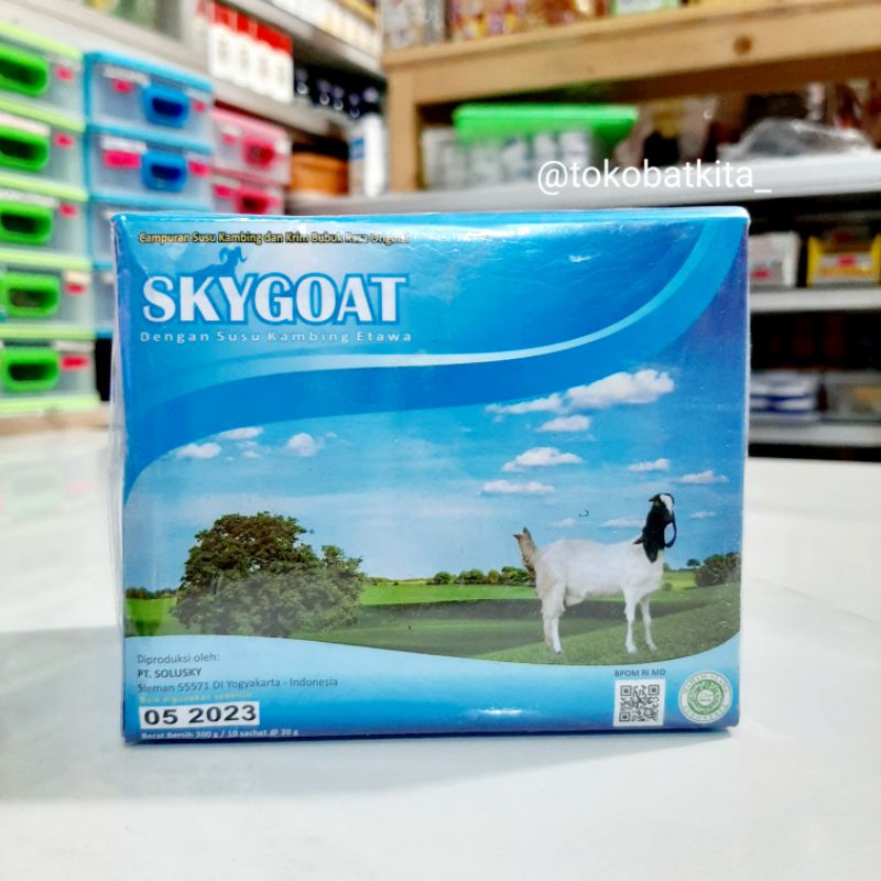 [100% SUSU KAMBING] SUSU KAMBING ETAWA INSTAN MILK / SEGER MENGANDUNG PROTEIN HEWANI BAIK UNTUK ANAK