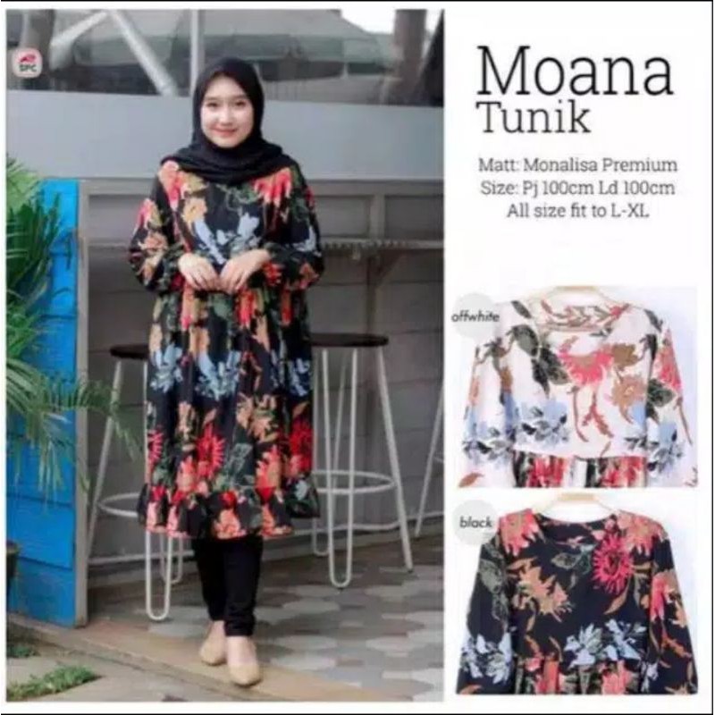 PROMO TUNIK ANINDYA//TUNIK MOANA//LAUDYA TUNIK KEKINIAN(1KG MUAT 5PCS)