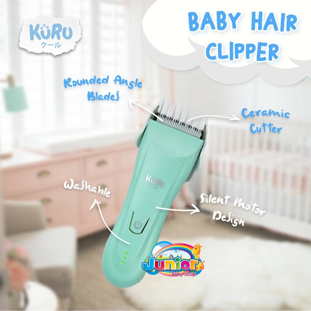 KURU Electric Baby Hair Clipper - Alat Cukur Rambut Bayi Elektrik