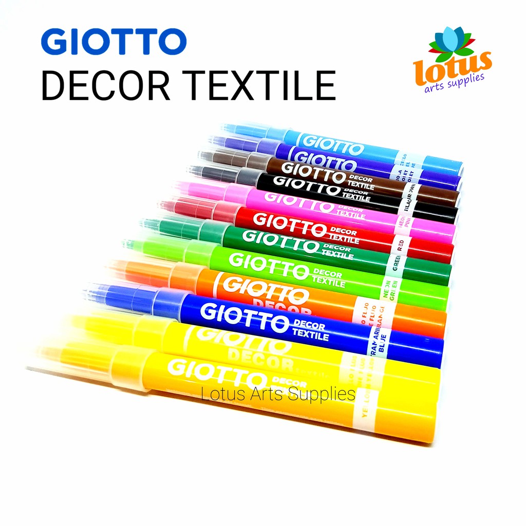 

Giotto Decor Textile / Spidol Kain Satuan