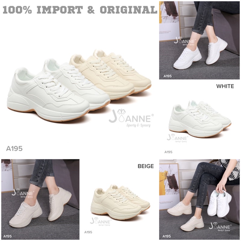 RESTOCK! [ORIGINAL] JOANNE Sporty Sneakers Shoes Sepatu Wanita #A195