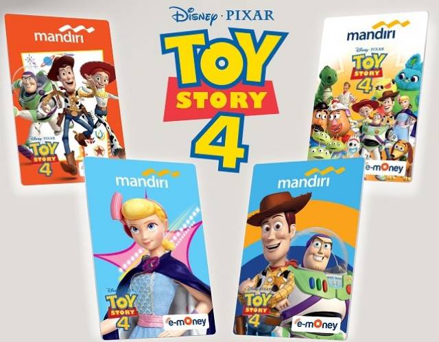 Mandiri eMoney edisi TOY STORY ORI /Like eTOLL Tapcash Flazz or Brizzi