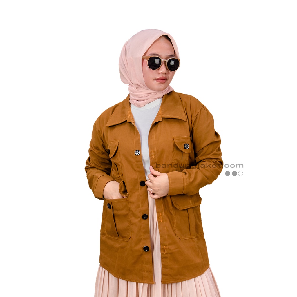 ADAM JAKET MUSTARD || JAKET SEMI PARKA || JAKET PRIA DAN WANITA MASA KINI