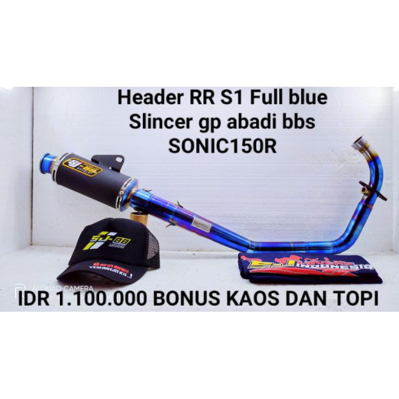 Knalpot sj-88 Honda Sonic 150 R