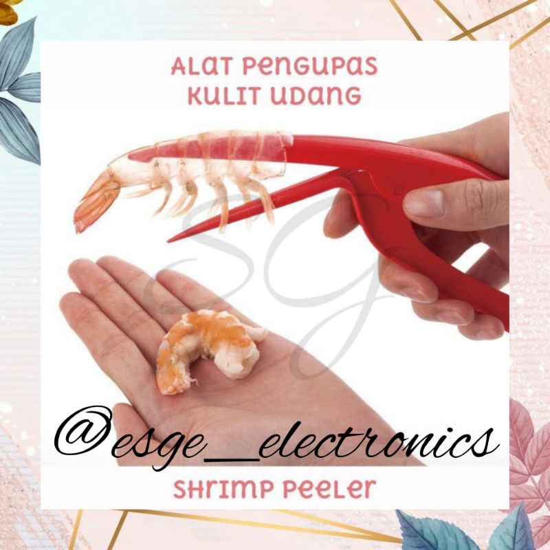 ESGE ALAT PENGUPAS KULIT UDANG ALAT KUPAS KULIT CANGKANG PEELER SHRIMP PRAWN GUNTING ALAT PENGUPAS UDANG SEAFOOD LOBSTER PEELER PISAU DAPUR UDANG MINI PEMBERSIH PEMOTONG PENGUPAS UDANG PISAU KUPAS UDANG USUS PISAU UDANG PISAU LOBSTER PISAH NGUPAS UDANG