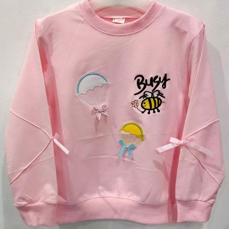 Sweater anak perempuan baju anak jaket anak cewek | umur 4-12Tahun | Kaos