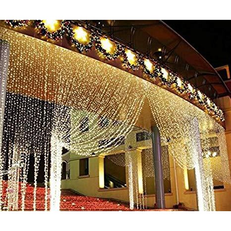 SRS Lampu Hias LED Tumblr / Lampu Hias Natal LED Warm White - 10 Meter FREE sambungan kabel