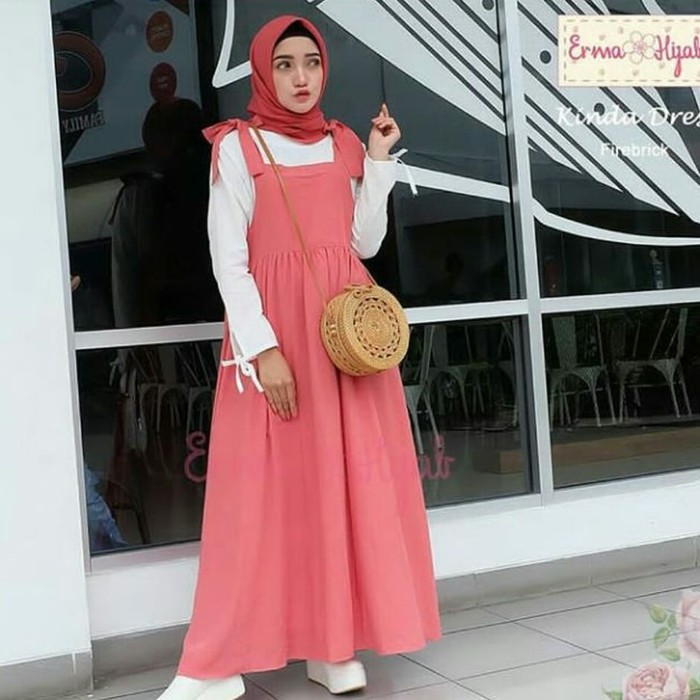 GAMIS SYARI ANNAJAH CAPUCCINO 900GR 110 140 ALLSIZE GAMIS SYARI BUSUI CADAR CREPE HQ POLOS MURAH I.