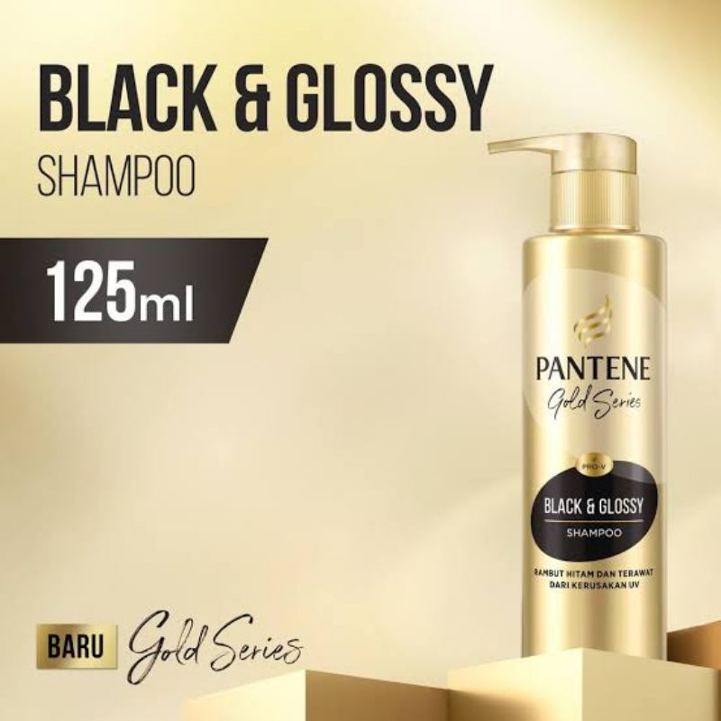 Pantene Gold Series Black & Glossy Shampoo