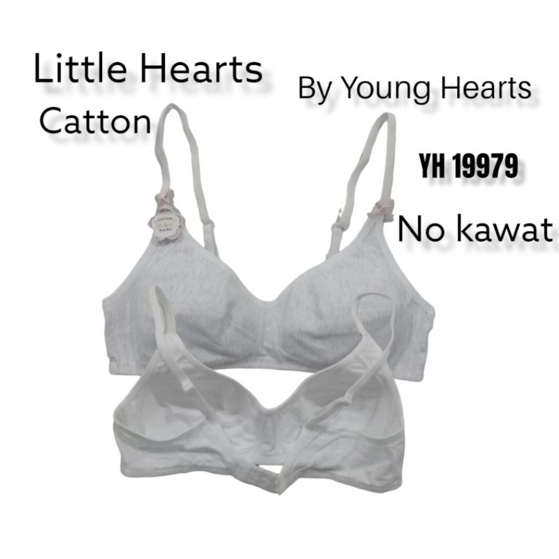 Harga sale bra remaja little hearts by young hearts no kawat  bhn katun UK 32/34/ 36b