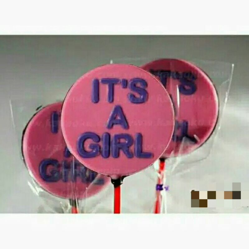 

lolipop cokelat its a boy and girl /cokelat stik