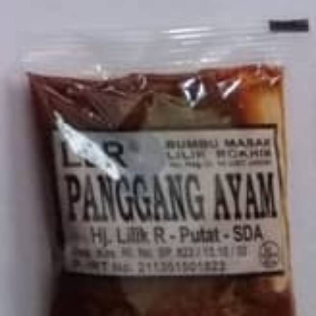 

Bumbu Panggang Ayam LLR