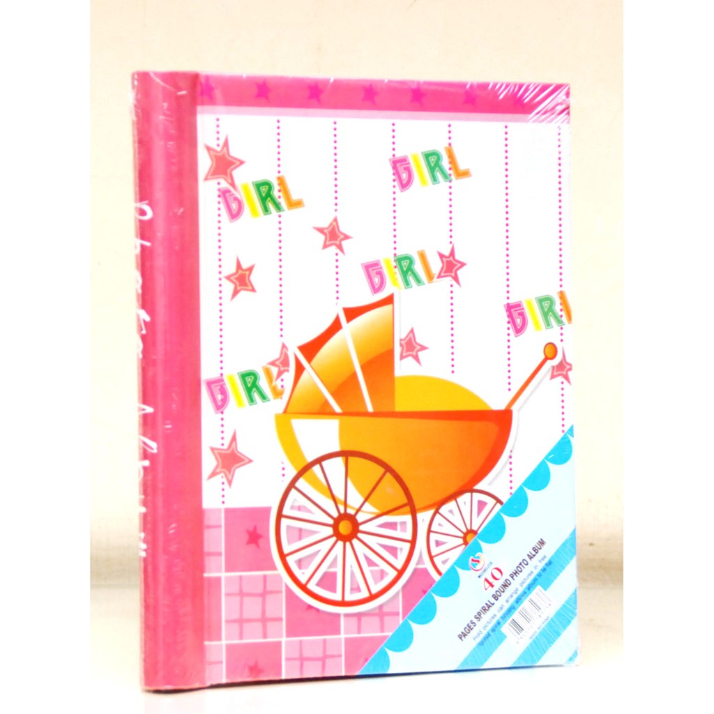 

Album Magnetic 40 pages seri BABY PINK-BLUE (MEDIUM)