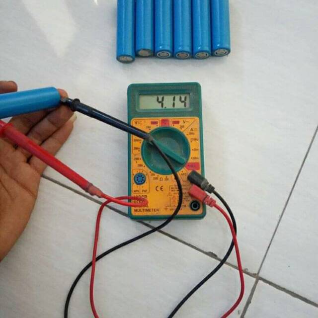 Baterai 18650 bekas cabutan batrei laptop