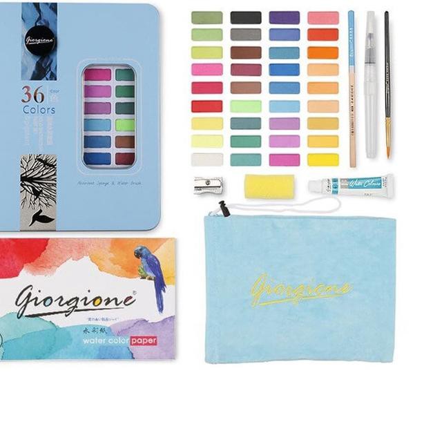 

SALE!! (ncf-764) Giorgione Watercolor Gift Set 36 Metal Tin Case (G-3601)