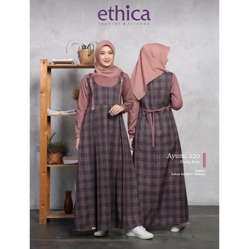 AYUMI 220 DUSTY ROSE // GAMIS ETHICA TERBARU
