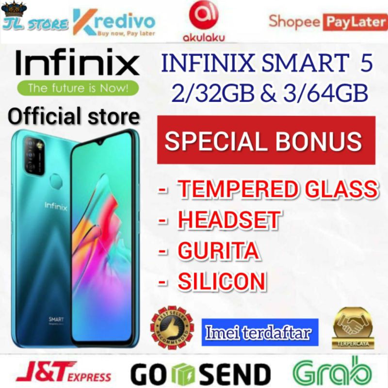 INFINIX SMART 5 2/32GB & 3/64GB GARANSI RESMI ORIGINAL