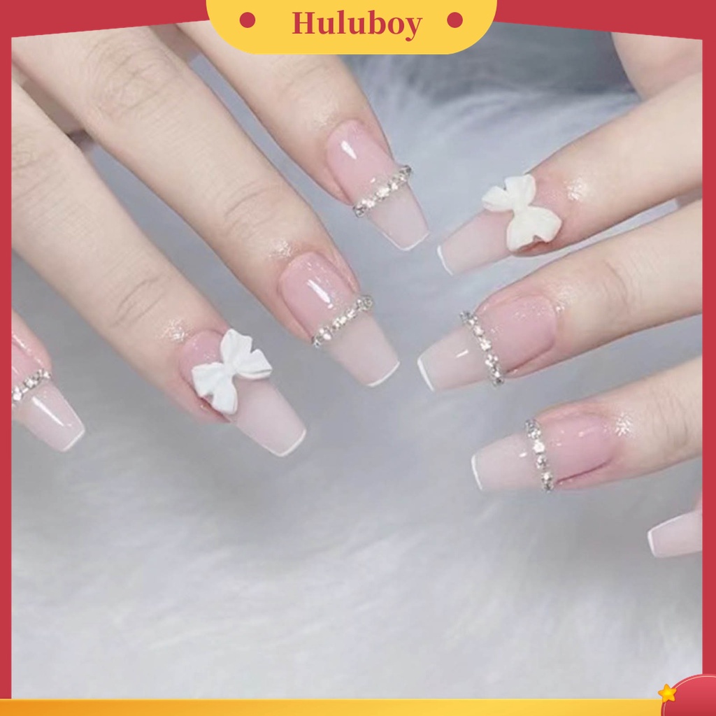 Huluboy Huluboy♡ 30pcs Pita Kupu-Kupu 3D Tahan Lama Mudah Dilepas Untuk Dekorasi Nail Art