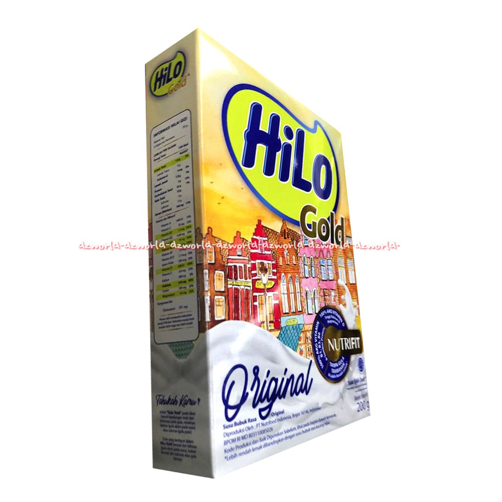Hilo Gold Original 200gr Susu Bubuk Formula Susu Kalsium Tulang Hailo Untuk Lansia