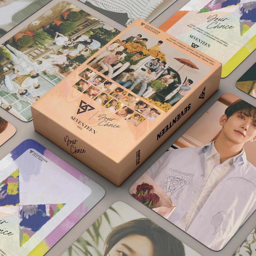 55pcs / set Kartu LOMO Album Seventeen Untuk Koleksi