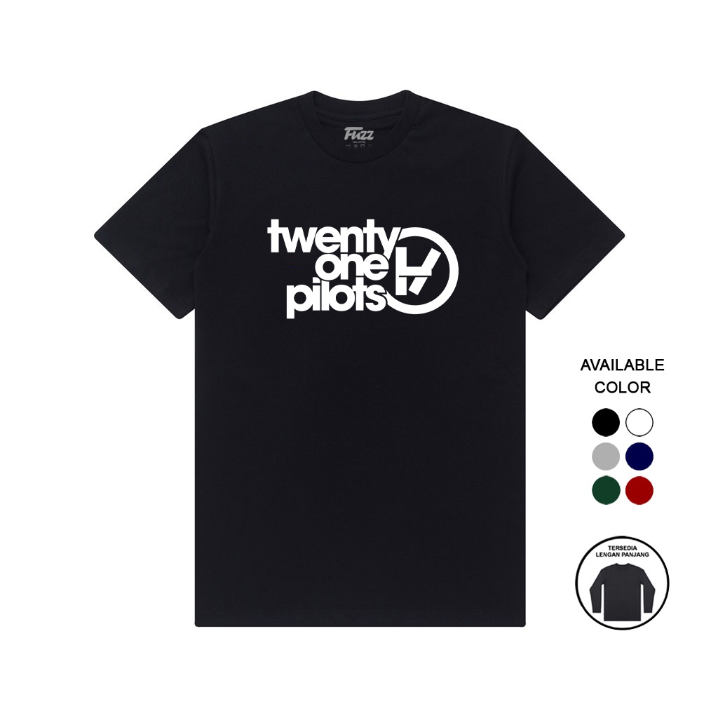 Kaos Band Twenty One Pilots Baju Distro Musik T-shirt Rock TOP Merch Pria Dan Wanita Murah