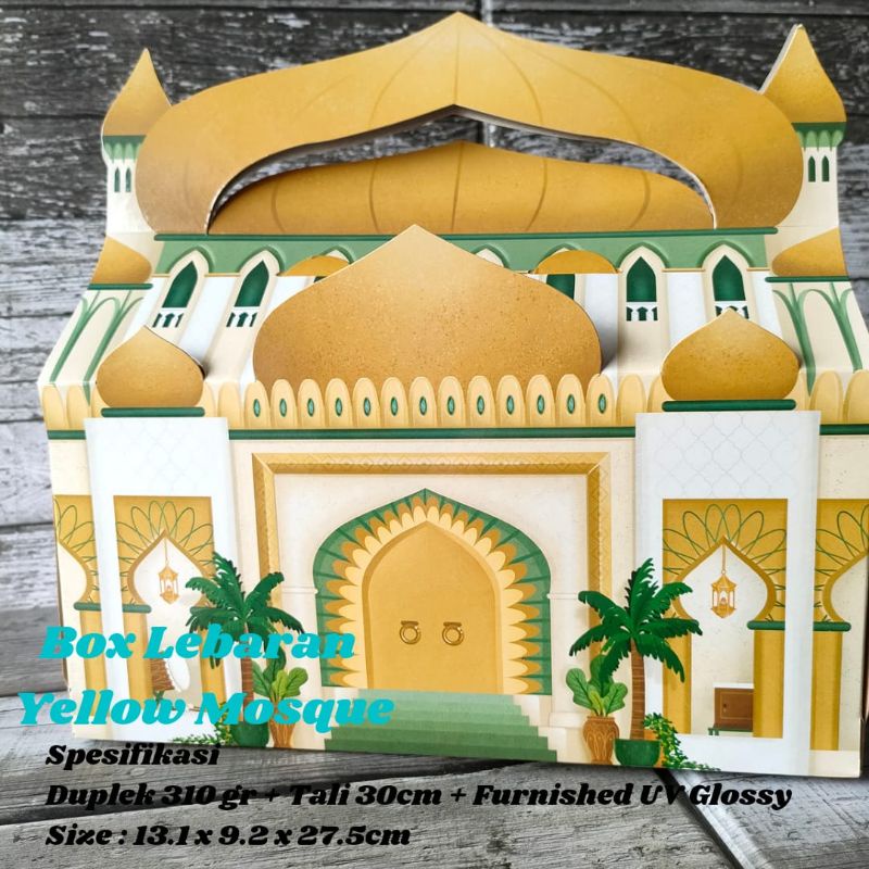 

Box Kue Lebaran Yellow Mosque ( harga per 5 pcs )