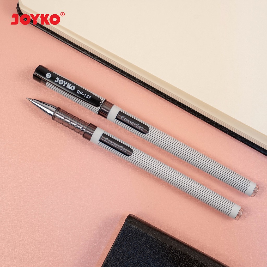 

Gel Pen Joyko Comet Gel GP 157 / GelPen JK GP-157 Hitam 0.5 mm Cabut