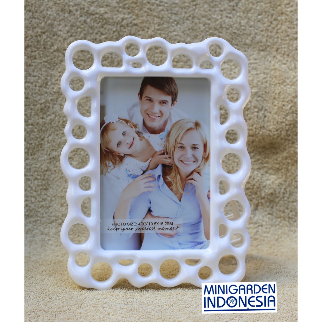 Frame foto minimalis ukuran 4R MGI Kado 485 bingkai pigura photo halus ( ada kotak kardus )