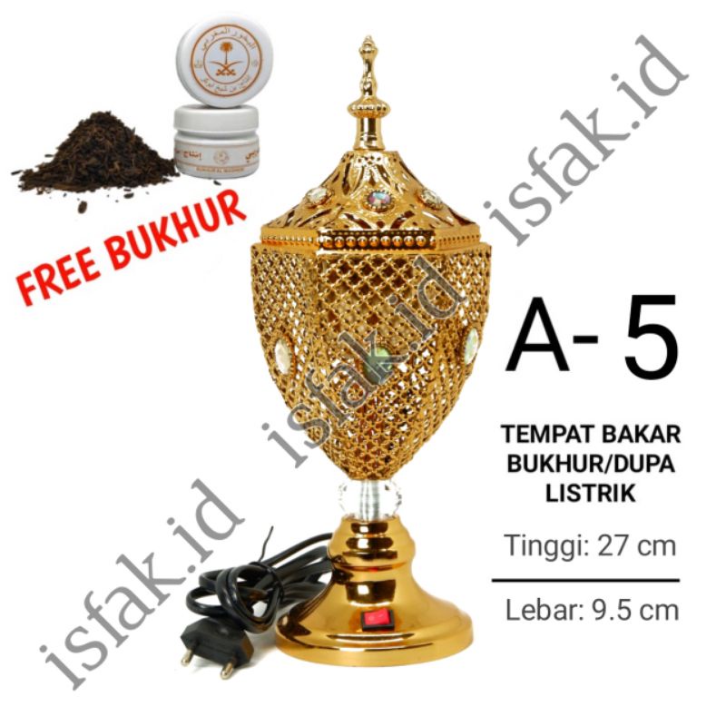 FREE BUKHUR Prapen Buhur Listrik Tempat Bakar Bukhour Elektrik Wadah Dupa Electrik Modern Tungku Aromaterapi Cantik Pendupaan Impor Mabkhara Antik Incense Burner Electric