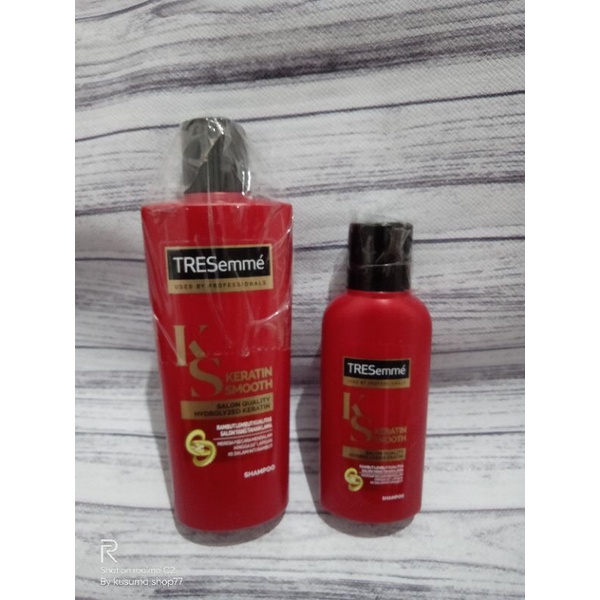TRESemme shampoo shampo keratin smooth 70ml 170ml
